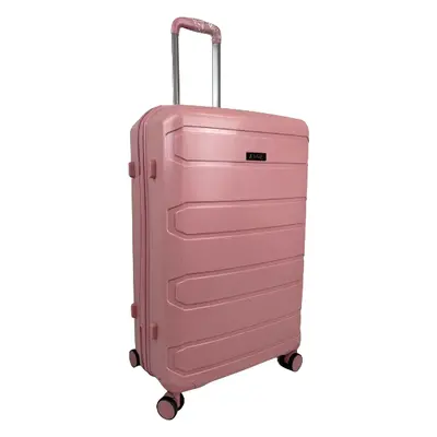 (Pink, Large 28") Hampton&Stewart PP Wheel Hard Shell Suitcase