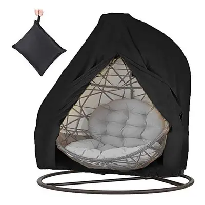 Double Patio Hanging Egg Chair Cover - X 220cm Waterproof Egg Swing Chair Dust Cover Protector 4