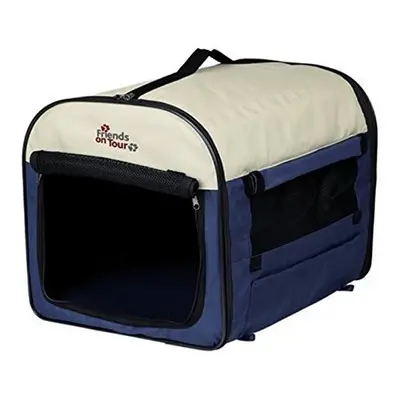 Trixie Pet Carrier 55 80cm Dark Blue / Beige - 80cm - trixie dark blue beige pet carrier 65 cm