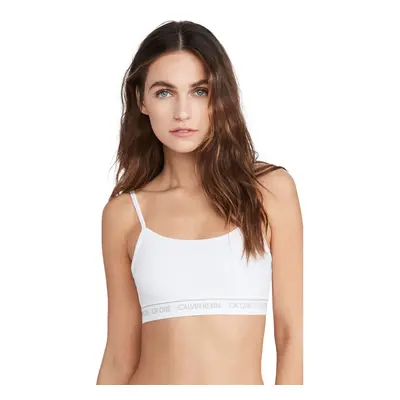 Calvin Klein Women's Ck One Cotton Unlined Bralette White