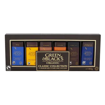 Green & Black's Organic Classic Miniature Chocolate Bar Collection, x 15g