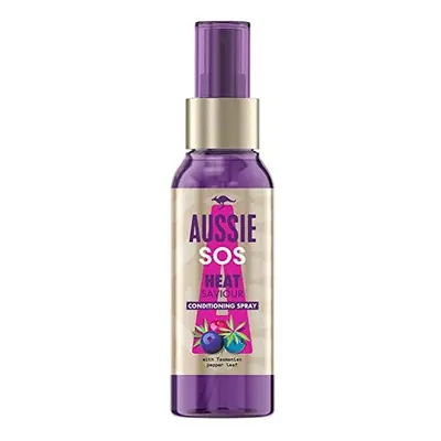 Aussie Heat Protection Spray for Hair, Leave In Conditioner Spray for Dry Damaged Hair, Vegan He