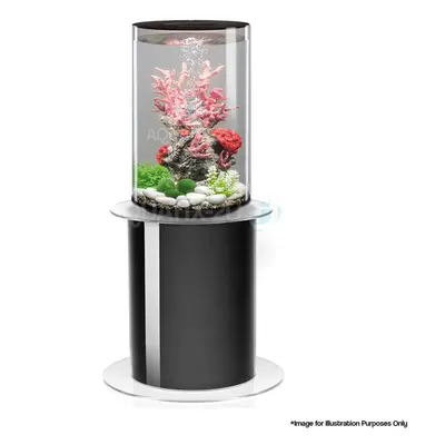 biOrb Tube 30L Black Aquarium with MCR LED Lighting and Stand