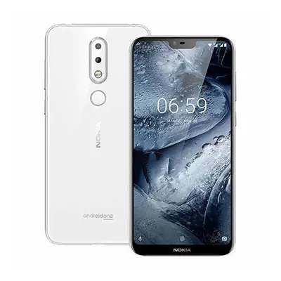 (White) Nokia 6.1 Plus Dual Sim | 64GB | 4GB RAM