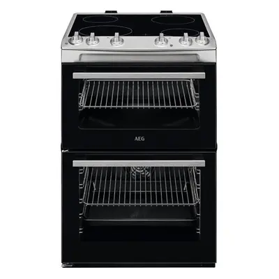 AEG CCX6501ACM - Stainless Steel Electric Cooker - Double Oven - 77/39L - A Energy Rating