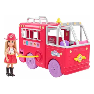 Barbie Chelsea Fire Truck Playset