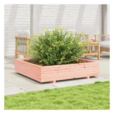 vidaXL Garden Planter 110x110x26.5 cm Solid Wood Douglas