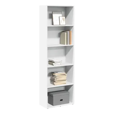 vidaXL Bookcase White 60x30x189 cm Engineered Wood