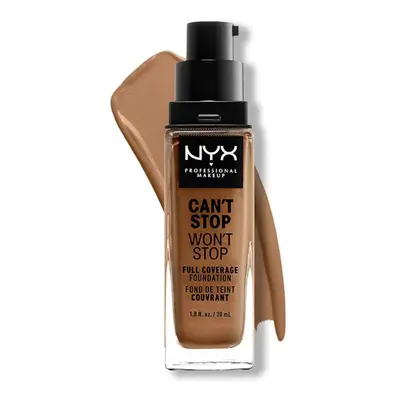 NYX PROFESSIONAL MAKEUP cant Stop Wont Stop Foundation, 24h Full coverage Matte Finish - Warm Ho