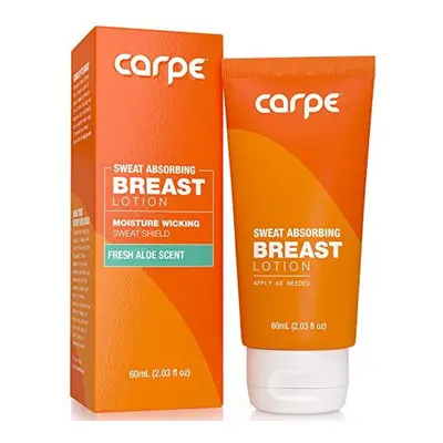 Carpe No-Sweat Breast - Helps Keep Your Breasts and Skin Folds Dry - Sweat Absorbing Lotion - He