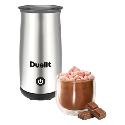 Dualit Cocoatiser Milk Frother - Chrome, 250ml Capacity, Perfect for Hot Chocolate & Mocha Drink