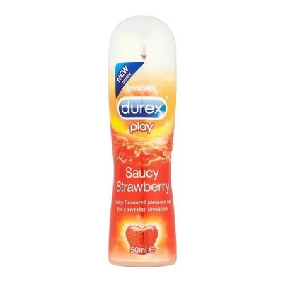 Durex Play Saucy Strawberry 50ml Water Based Flavoured Lubricant