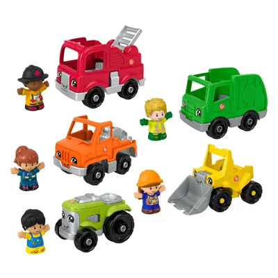 Fisher-Price Little People Toddler Playset Activity Vehicles Set with Toys for Preschool Pretend