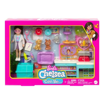 Barbie Chelsea Vet Centre Playset