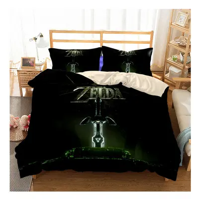 (Style 06, Double) Zelda Warrior Bedding Single Double Duvet Cover