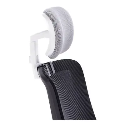 (silver gray and white) Office Chair Headrest Attachment Universal Head Support Cushion Upholste