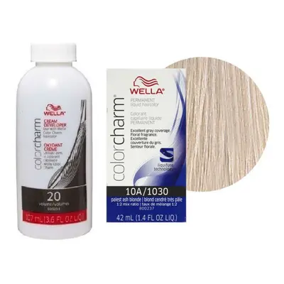 (10A+ Developer (Vol. 20) 3.6oz) Wella Color Charm Permanent Liquid Color | Wella Permanent Hair