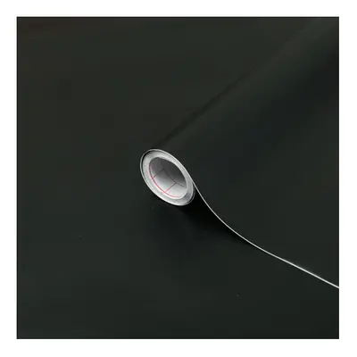 (90cm, 15m) MATT BLACK sticky back plastic vinyl wrap film