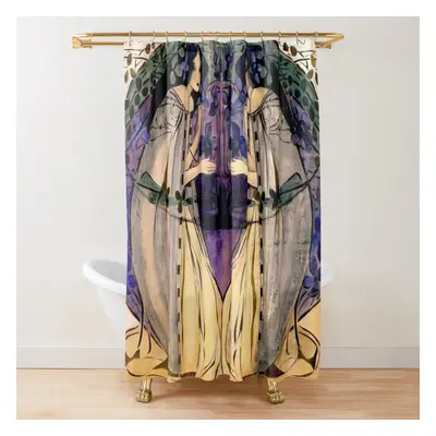 Shower Curtains Spring - Frances MacDonald, Art Nouveau for Bathroom Decor 72x72 inches