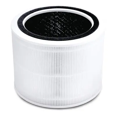 Core 200S-RF Air Purifier Filter, 3-in-1 HEPA, High-Efficiency Activated Carbon, White [Energy C