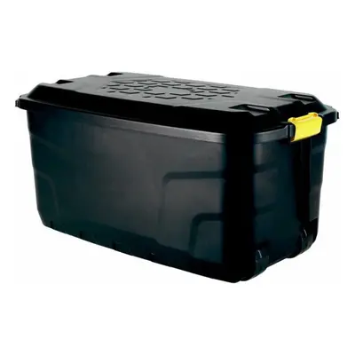 Strata Extra Large Plastic Mobile Heavy Duty Storage Garden Trunk Wheeled Tool Box Litre