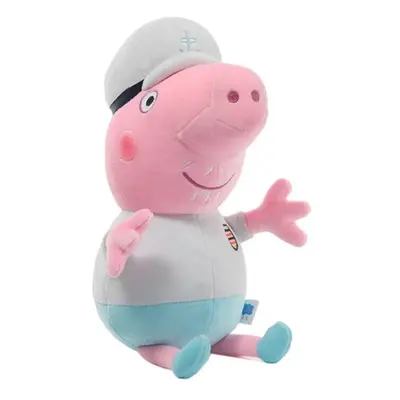 (Grandpapig) Cartoon Grandpa Pig Grandma Plush Toy Stuffed Doll Child Kids Gift Deocr