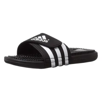 adidas Mens Adissage Slides Sandal BlackBlackWhite