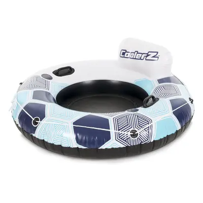 Bestway CoolerZ Rapid Rider 53"" Inflatable Blow Up Pool River Tube Lake Lounger Float with Cup 