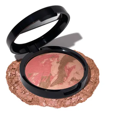 LAURA GELLER NEW YORK Baked Blush-n-Bronze Marbleized 2-in-1 Sculpting Bronzer Blush - Tropical 