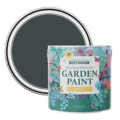 Black Mould-Resistant Garden Paint In Matt Finish - Black Sand 2.5L