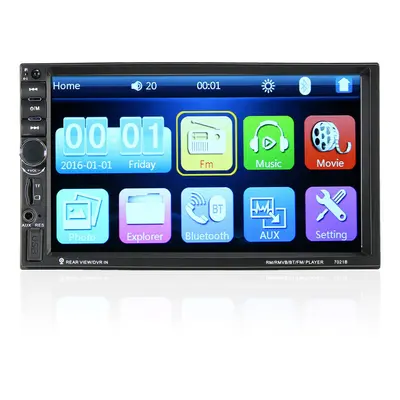 7 Inch Din Touch Screen Multimedia HD Radio Car MP5 Player With bluetooth Function