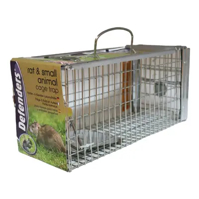 Defenders Rat and Squirrel Cage Trap Humane, Easy to Bait and Set, Long-Lasting Galvanised Metal