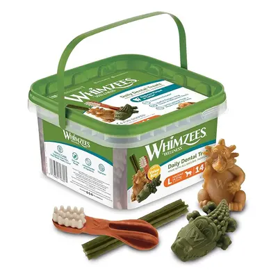 WHIMZEES By Wellness Variety Box, Mixed Shapes, Natural and Grain-Free Dog Chews, Dog Dental Sti