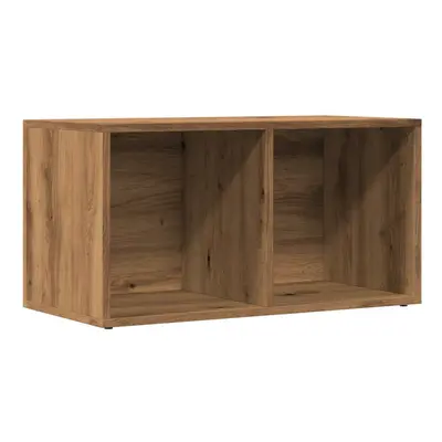 (artisan oak) vidaXL Vinyl Storage Box Recorder Collection Cabinet Cupboard Engineered Wood