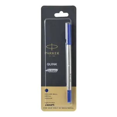 Parker Quink Ink Roller Ball Ultra Fine Navigator Technology Point Ink Refill by Luxor (F-Blue S