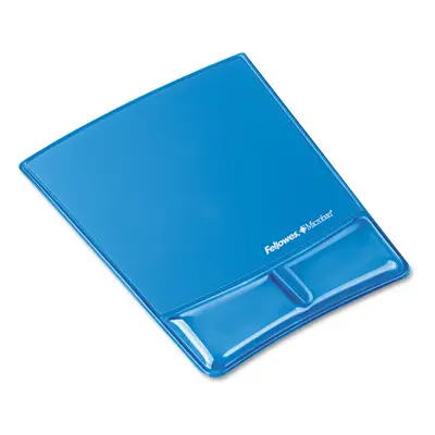 Crystals Mouse Pad/Wrist Rest Blue