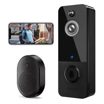 Doorbell Camera Wireless, Video Doorbell with chime,Cloud Storage,Human Motion Detection, Real t