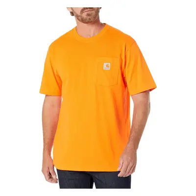 CarharttmensLoose Fit Heavyweight Short-Sleeve Pocket T-ShirtBrite Ora