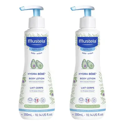 Mustela Hydra Bebe Body Lotion - Daily Moisturizing Baby Lotion with Natural Avocado, Jojoba & S