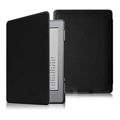 SlimShell Case for Kindle & Kindle - The Thinnest and Lightest PU Leather Cover with Magnet Clos