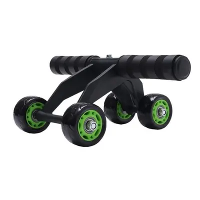 4 Wheel Ab Roller Abdominal Power Home Gym Fitness Exercise Equipment