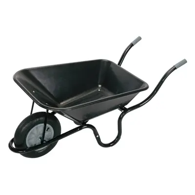 Heavy Duty Plastic Tray Contractors Wheelbarrow, 85L