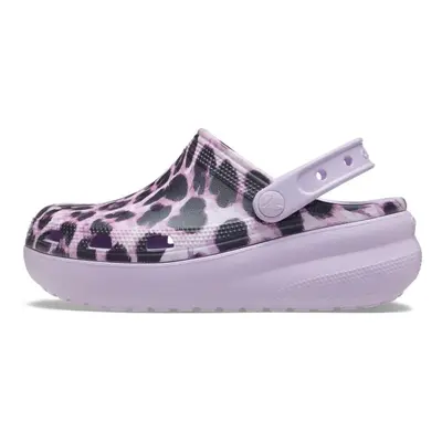 Crocs Unisex-Child Classic Cutie Platform Clogs Leopard Little