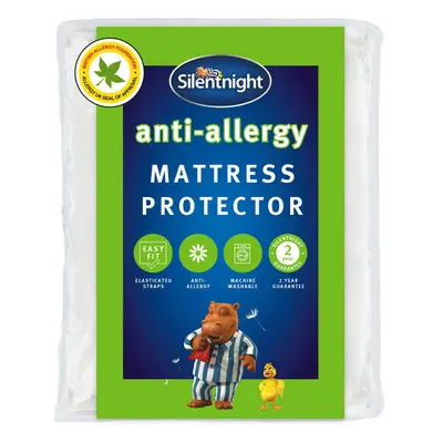 Anti-Allergy Mattress Protector â Mattress Cover Bed Pad Topper with Fitted Skirt Protecting A