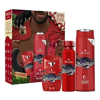 Old Spice Wild Explorer Gift Box, Stocking Fillers for Men, Night Panther Deodorant Stick 50ml, 