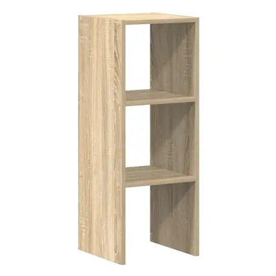 (sonoma oak, pcs) vidaXL Bookcases Stackable Bookshelf Storage Shelf Book Stand Engineered Wood