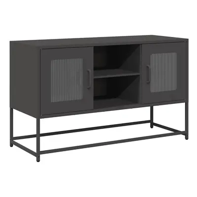 (black, 100.5 cm) vidaXL TV Cabinet Anthracite 100.5x39x60.5 cm Steel TV stand TV sideboard