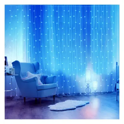 (Cool White) NETTA Curtain Fairy Lights with LEDs - 3M x 3M