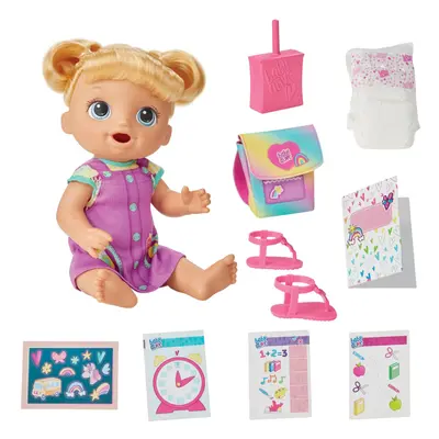 Baby Alive Time for School Baby Doll Set, Back to School Toys for Year Old Girls & Boys & Up, In