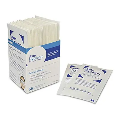 Bruder Hygienic Eyelid Cleansing Sheets Micro Fine Individually Wrappe